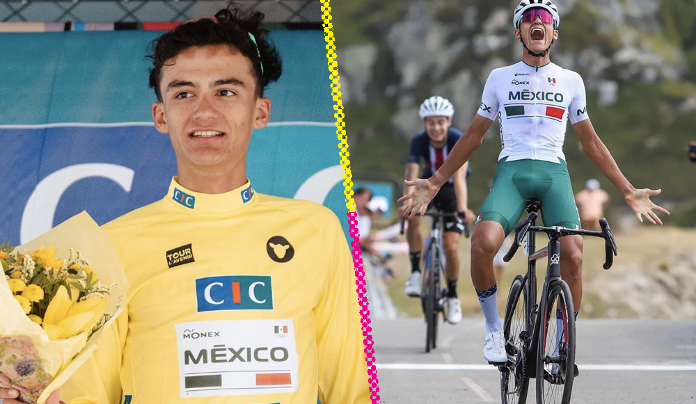 Quién es Isaac del Toro el mexicano que ganó el Tour de lAvenir