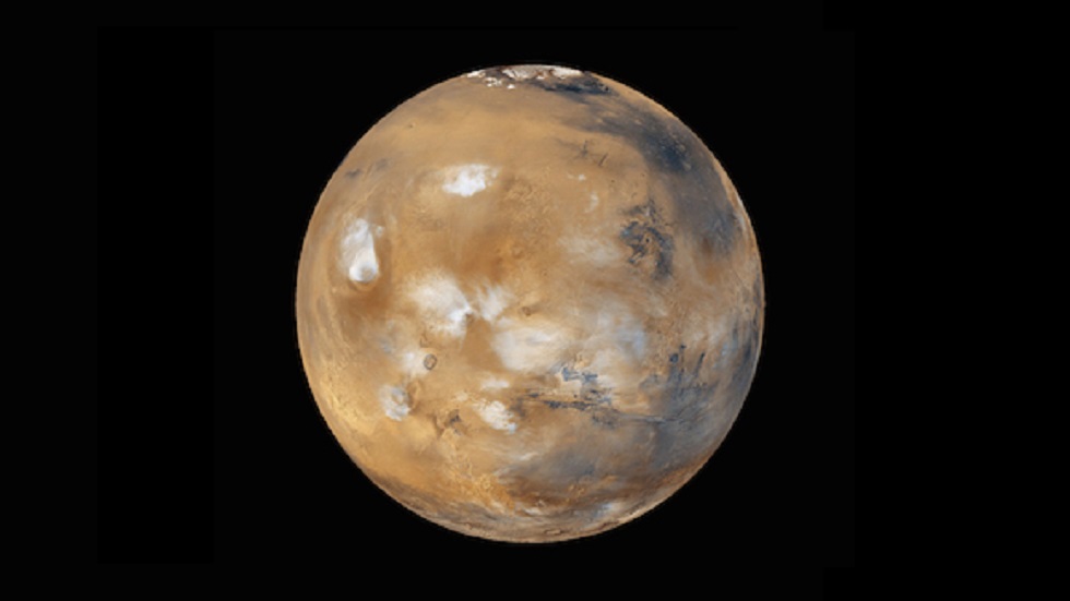 Vista completa de Marte. Foto de NASA