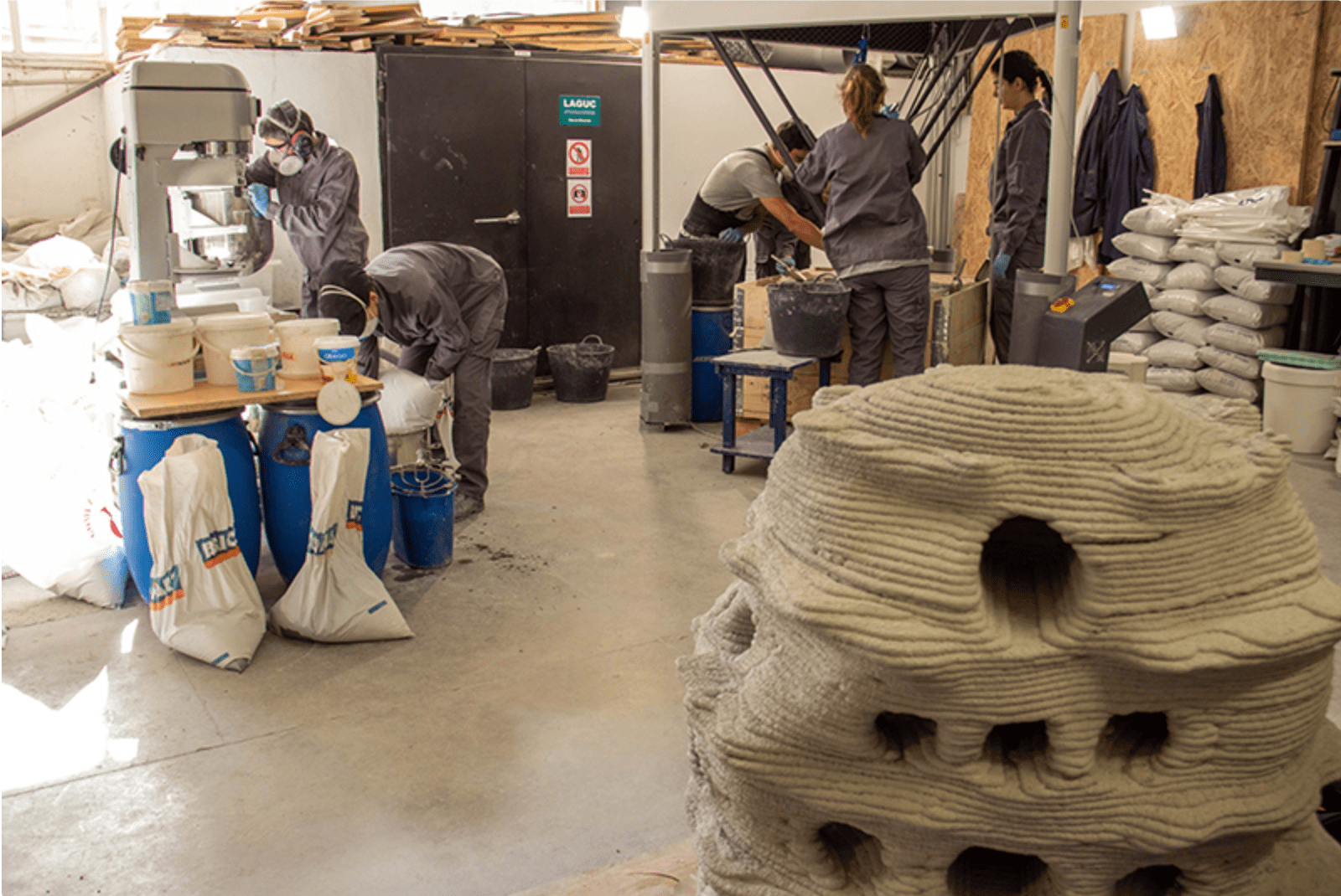 Cantabria diseña y fabrica con una impresora 3D arrecifes artificiales para mejorar los ecosistemas. Foto de unican.es