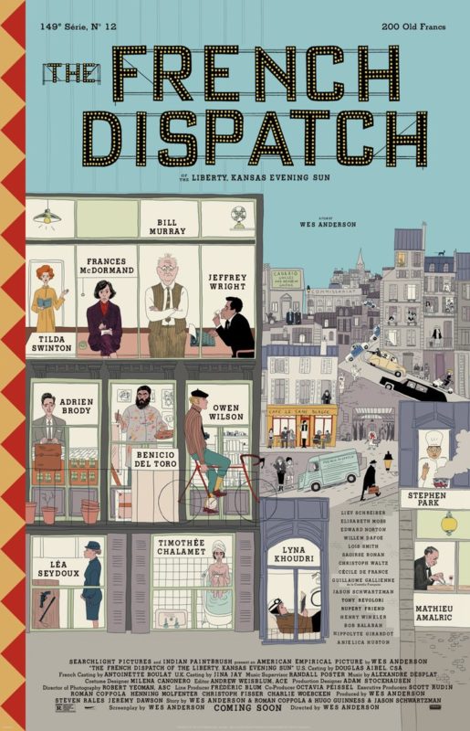 French Dispatch Póster