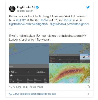 Vuelo de British Airways rompe récord de velocidad supersónica