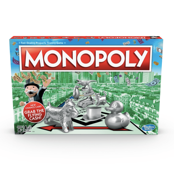 Hasbro juegos de mesa actividades familia monopoly