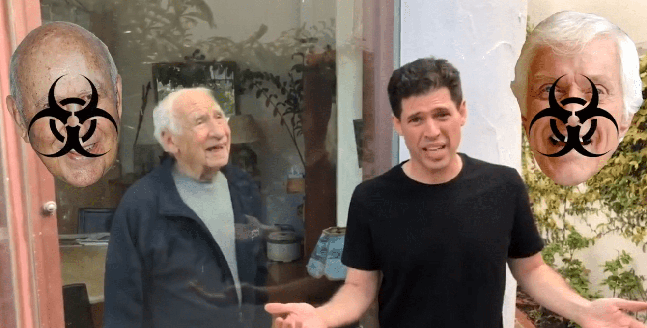 El divertido video de Mel Brooks y su hijo para que hagas conciencia sobre el coronavirus