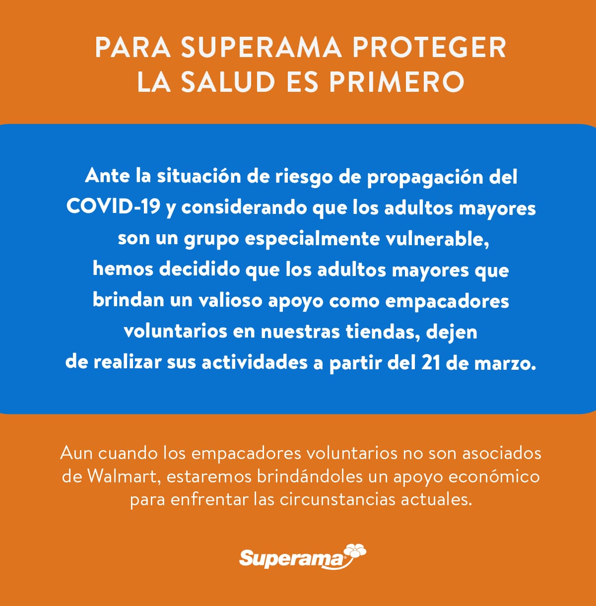 Así es como varios autoservicios ayudarán a abuelitos empacadores (y cómo puedes apoyar)