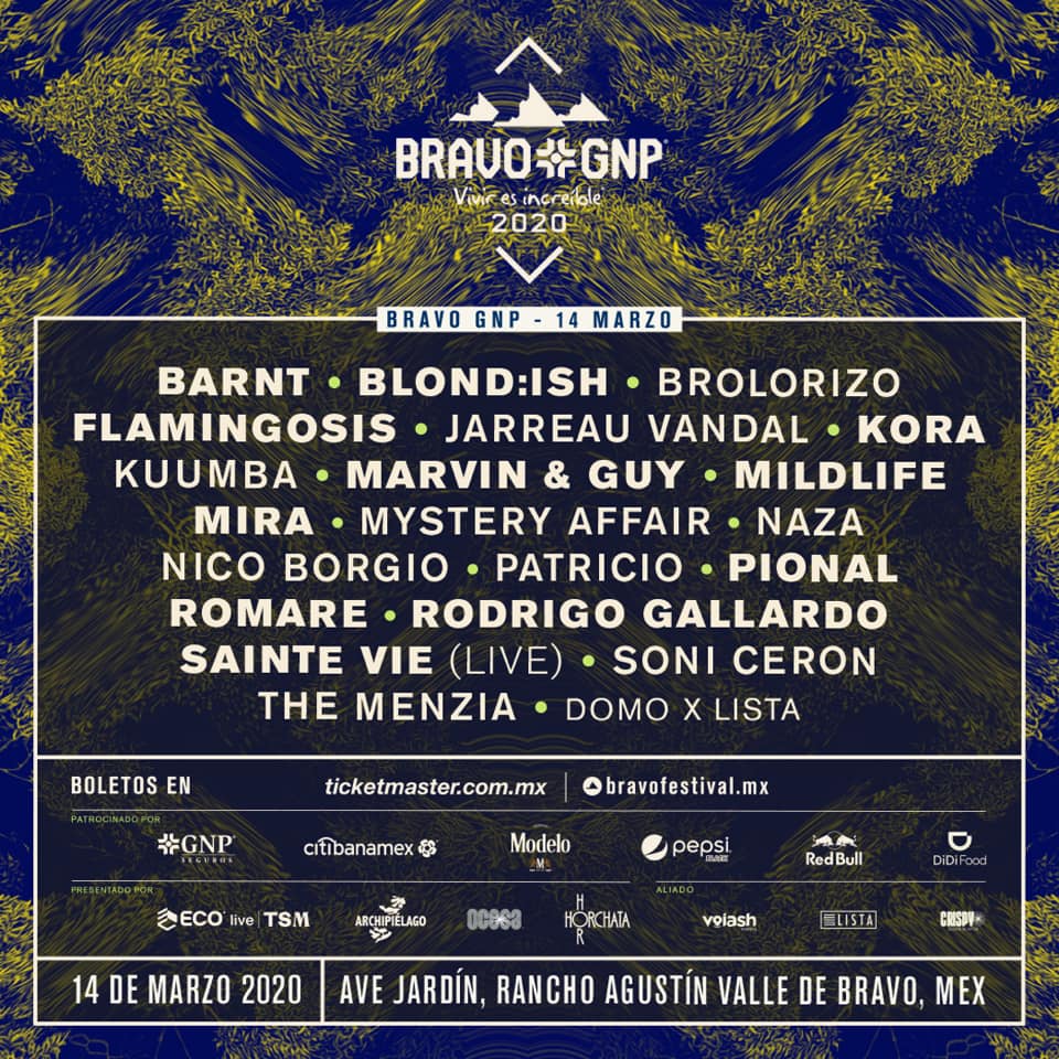 festival bravo gnp 2020 lineup