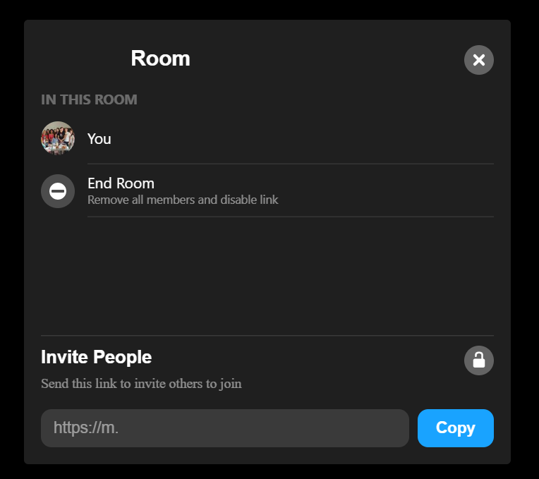 Facebook Zoom Messenger Rooms