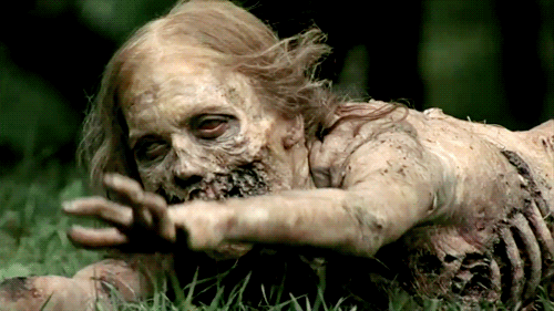 cabezas de the walking dead