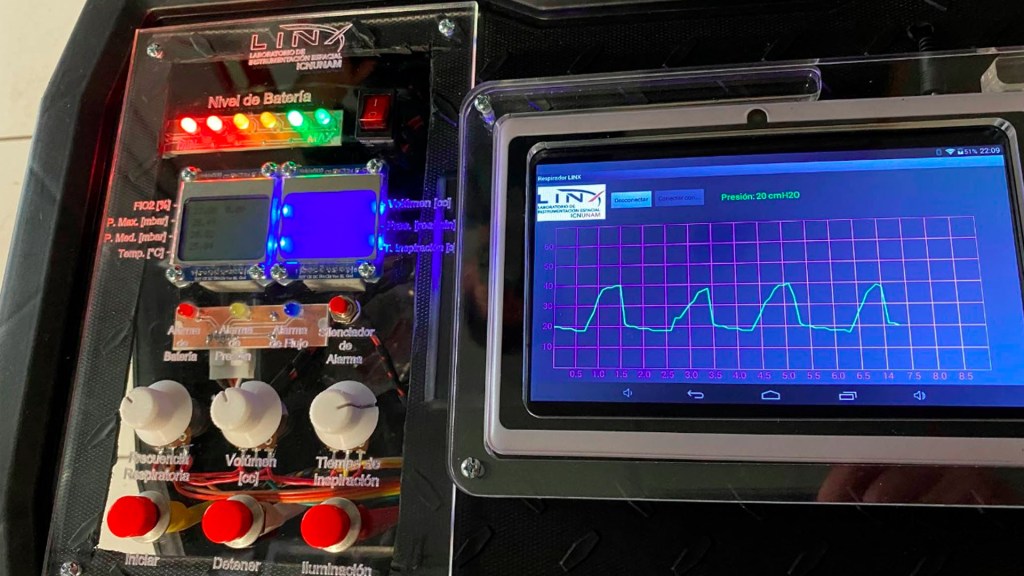respirador UNAM coronavirus COVID-19