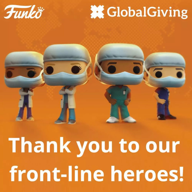 figuras funko frontline workers