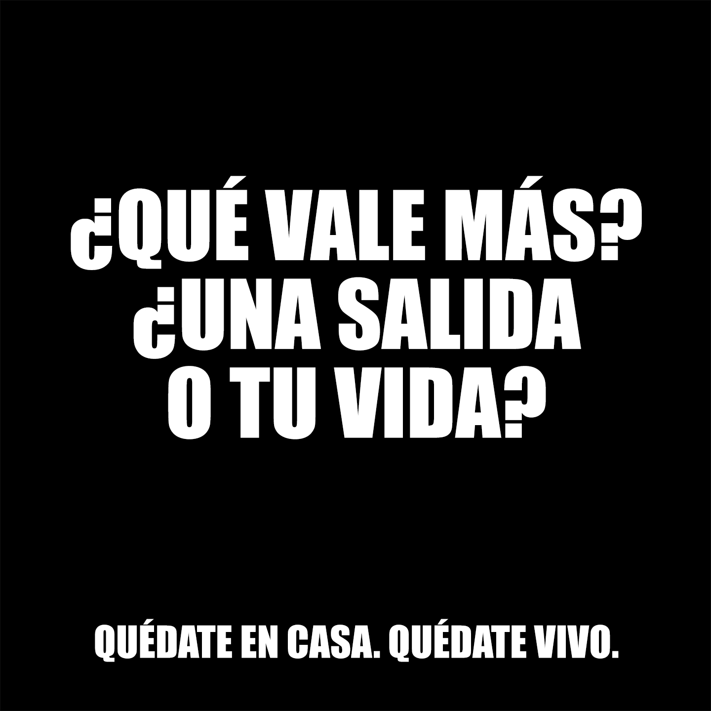 "Quédate vivo": La cruda campaña que busca concientizar sobre la importancia de quedarse en casa ante el coronavirus