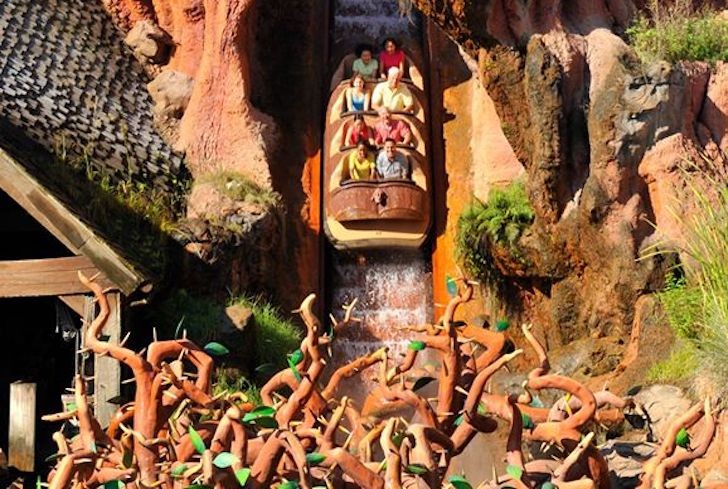 Splash Mountain la Princesa y el Sapo