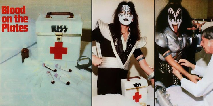 KISS donando sangre