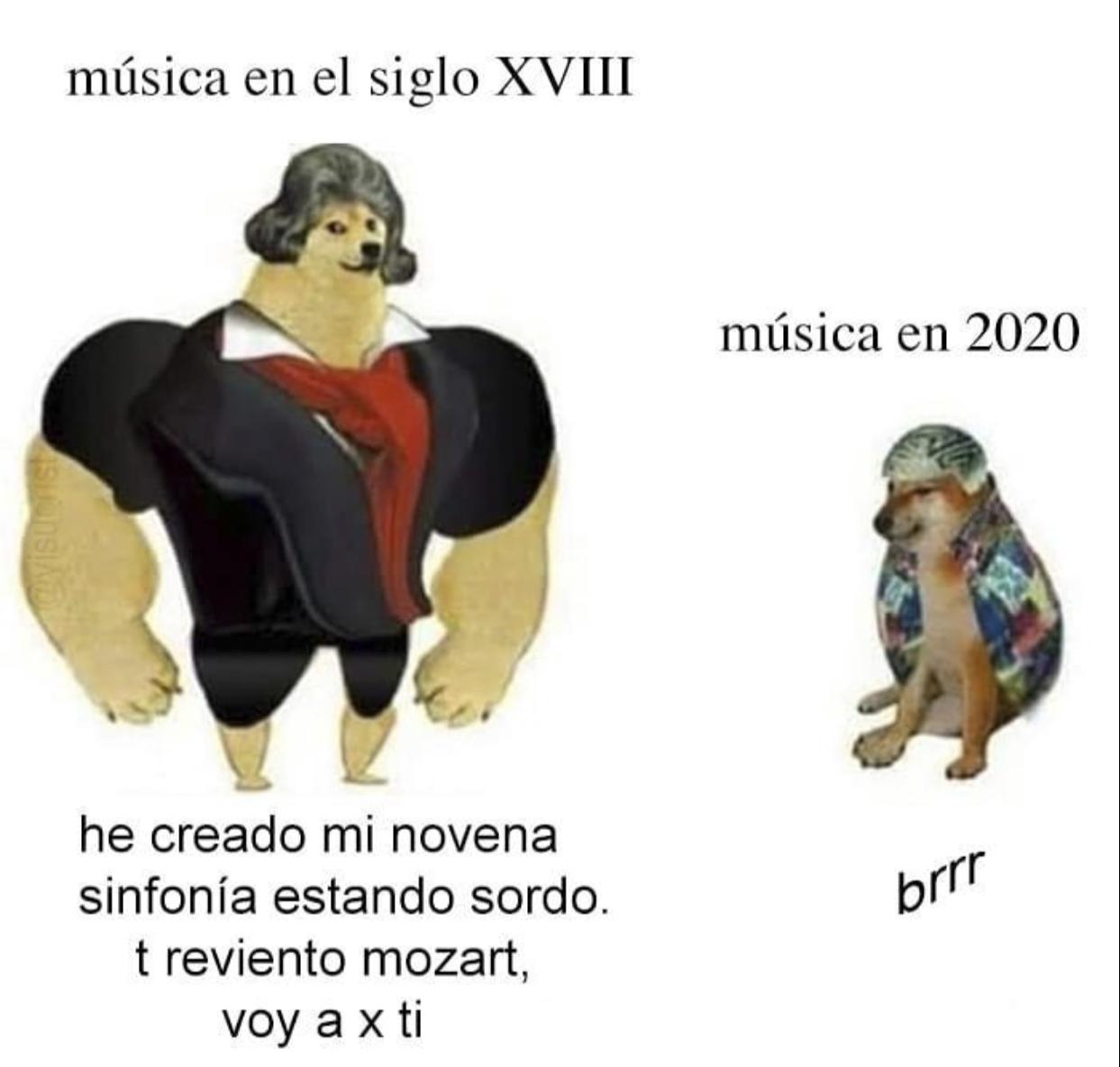 Meme perrito musculoso