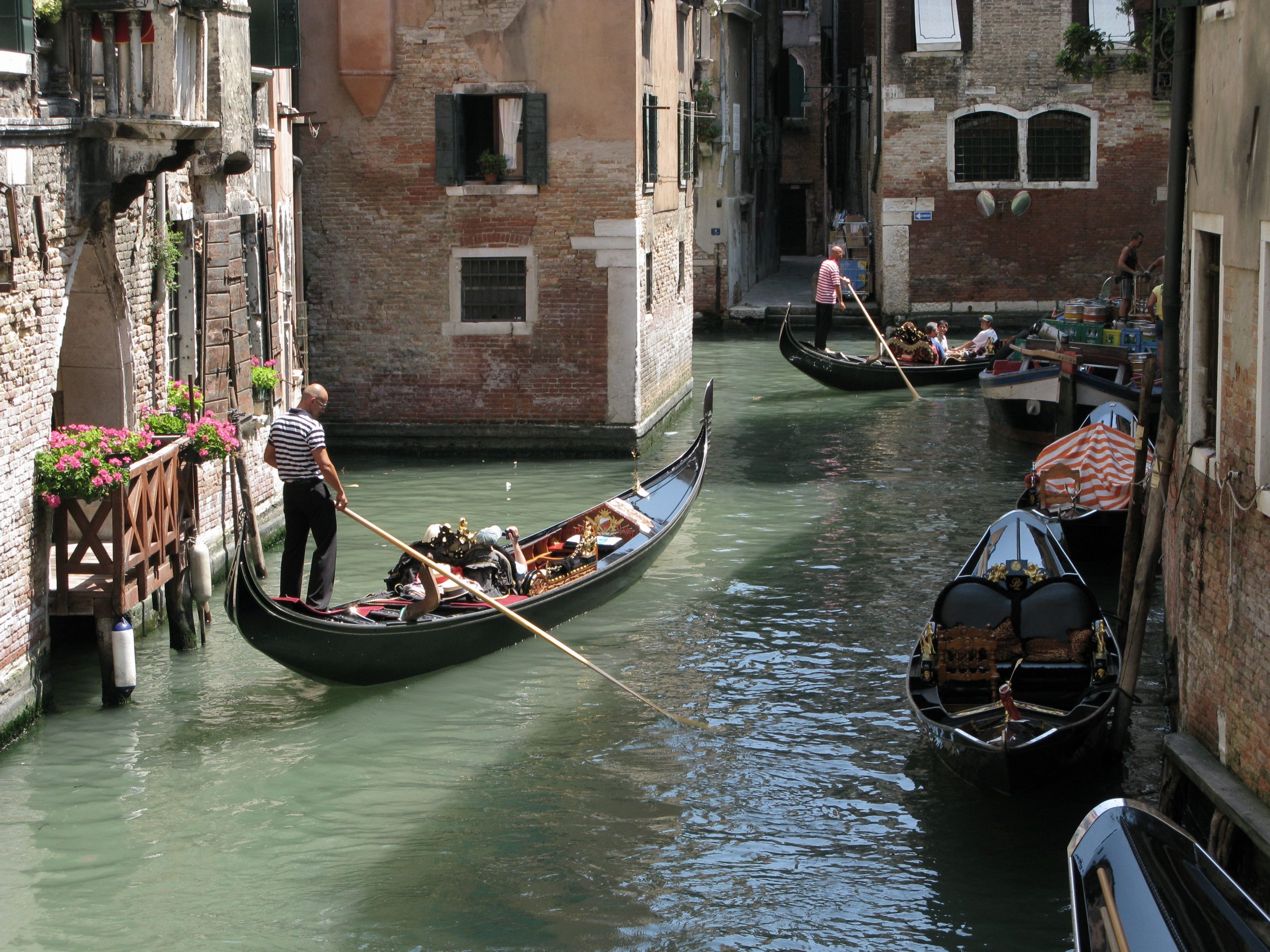 Góndolas en Venecia