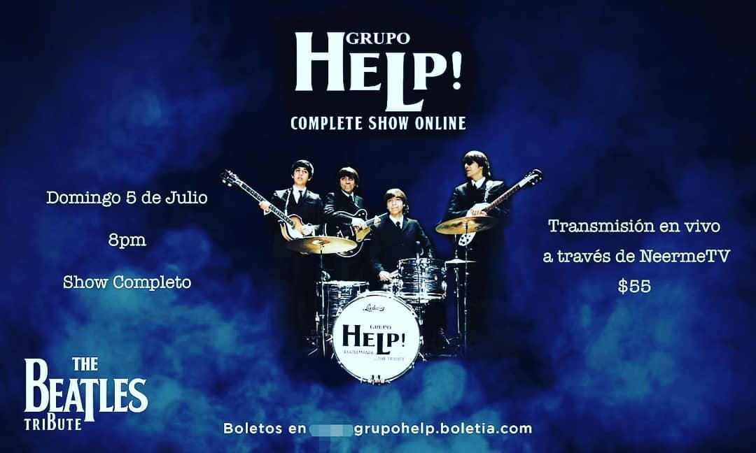 Vive la Beatlemanía desde casa con el show en streaming de Grupo Help!