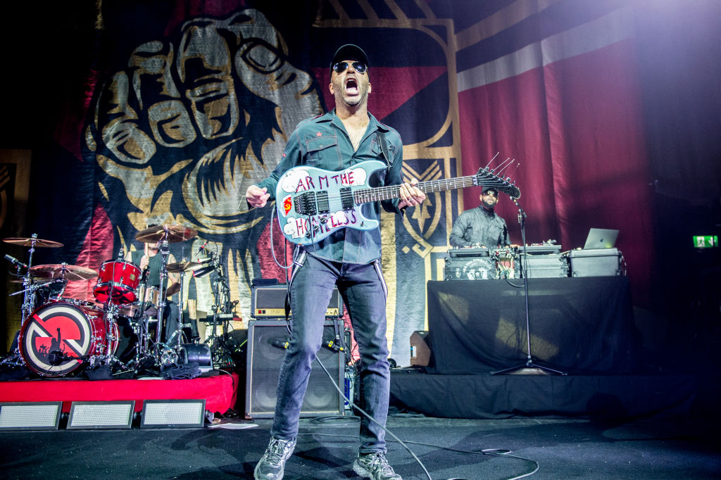 La banda Rage Against the Machine con Tom Morello y Zach de la Rocha