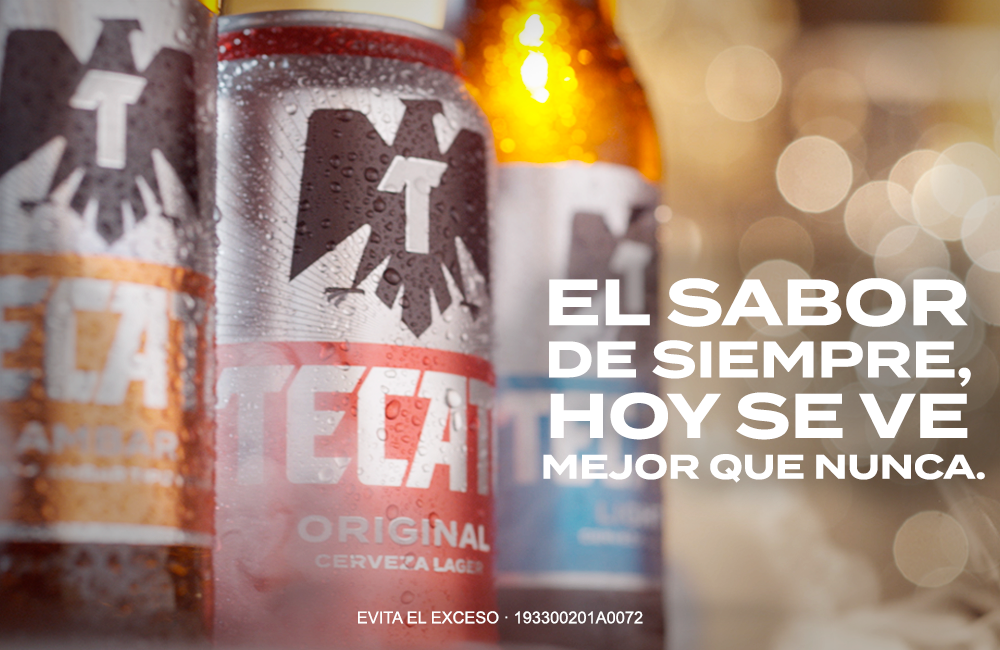 Cerveza Tecate presenta nueva imagen