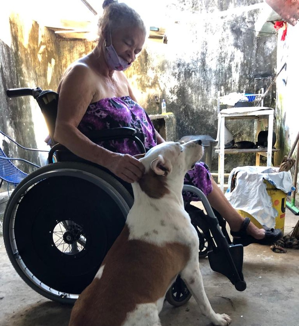 Mujer adopta al perrito que la consoló cuando su madre murió por coronavirus