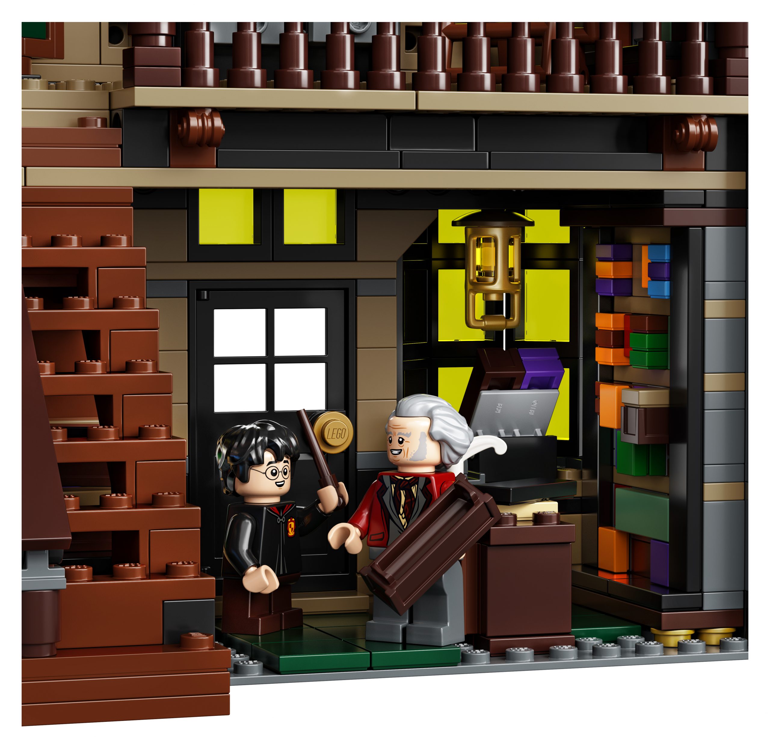 ¡LEGO lanza un espectacular set del Callejón Diagon de 'Harry Potter'!