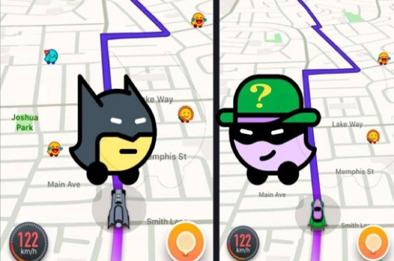 Batman llega a waze