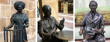 Tres estatuas en Soria nos recuerdan su importancia literaria (y son objeto de numerosas fotografías y selfies)