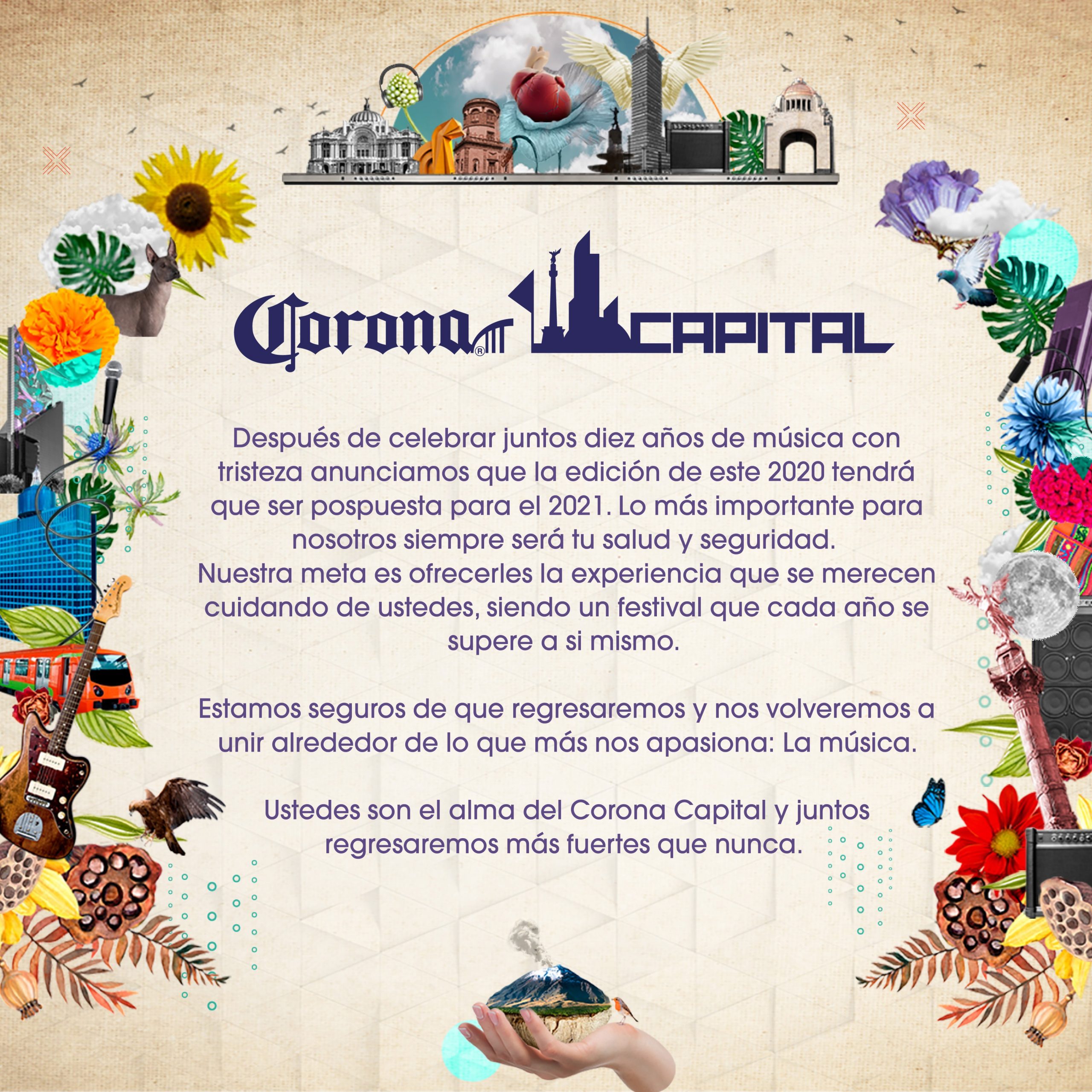 Lo que nos faltaba: El Corona Capital se pospone hasta el 2021