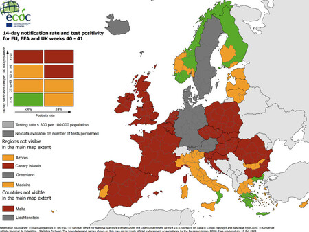 Semaforo Covid Europa