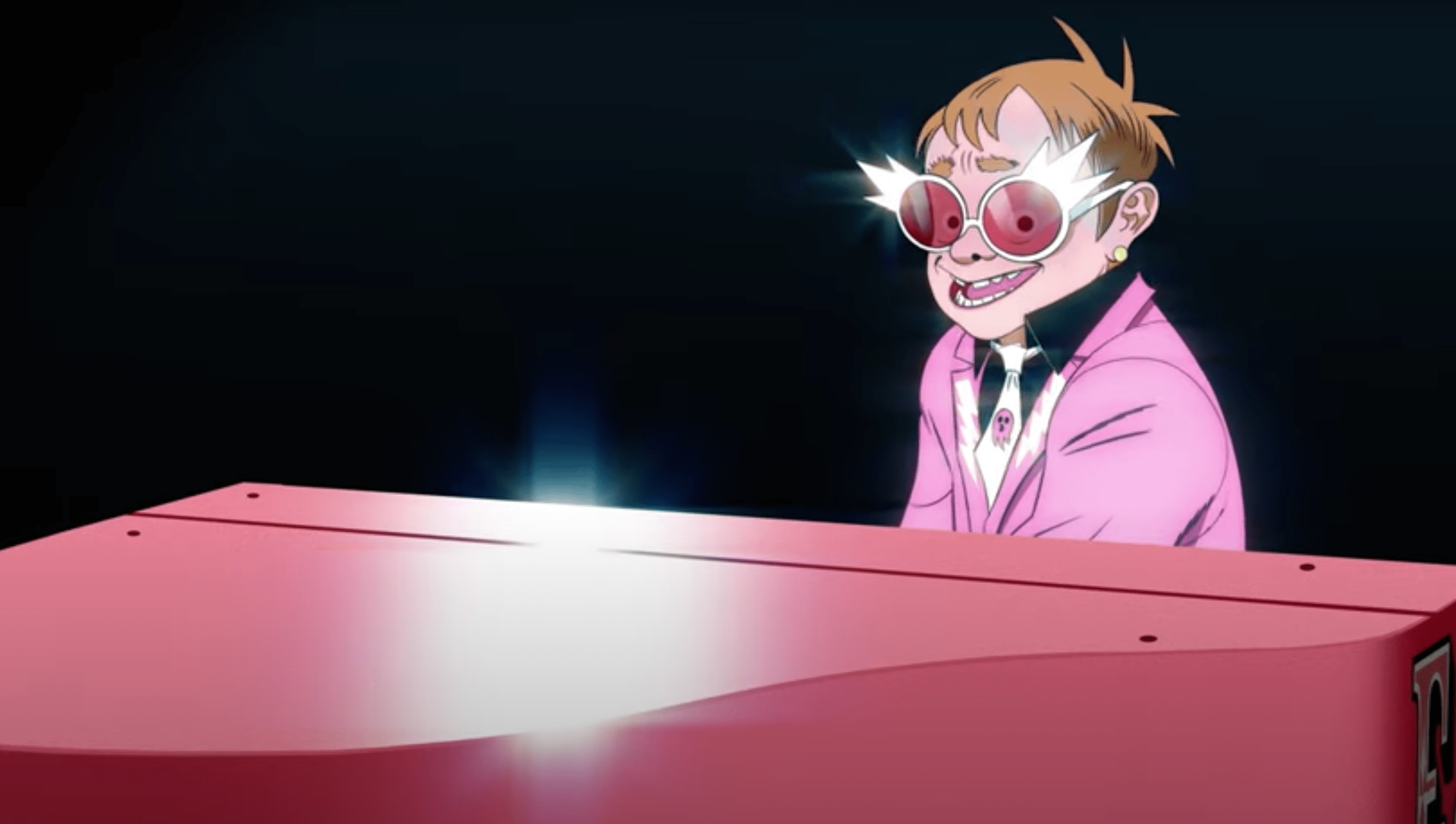 ¡Es bellísima! Gorillaz estrena "The Pink Phantom" junto a Elton John y 6LACK