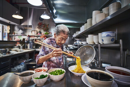 Puestos Comida Singapur Patrimonio Humanidad