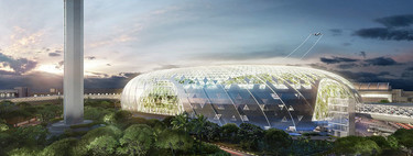 El diseño del aeropuerto de Singapur parece no tener límites: Jewel tendrá una cascada y una selva