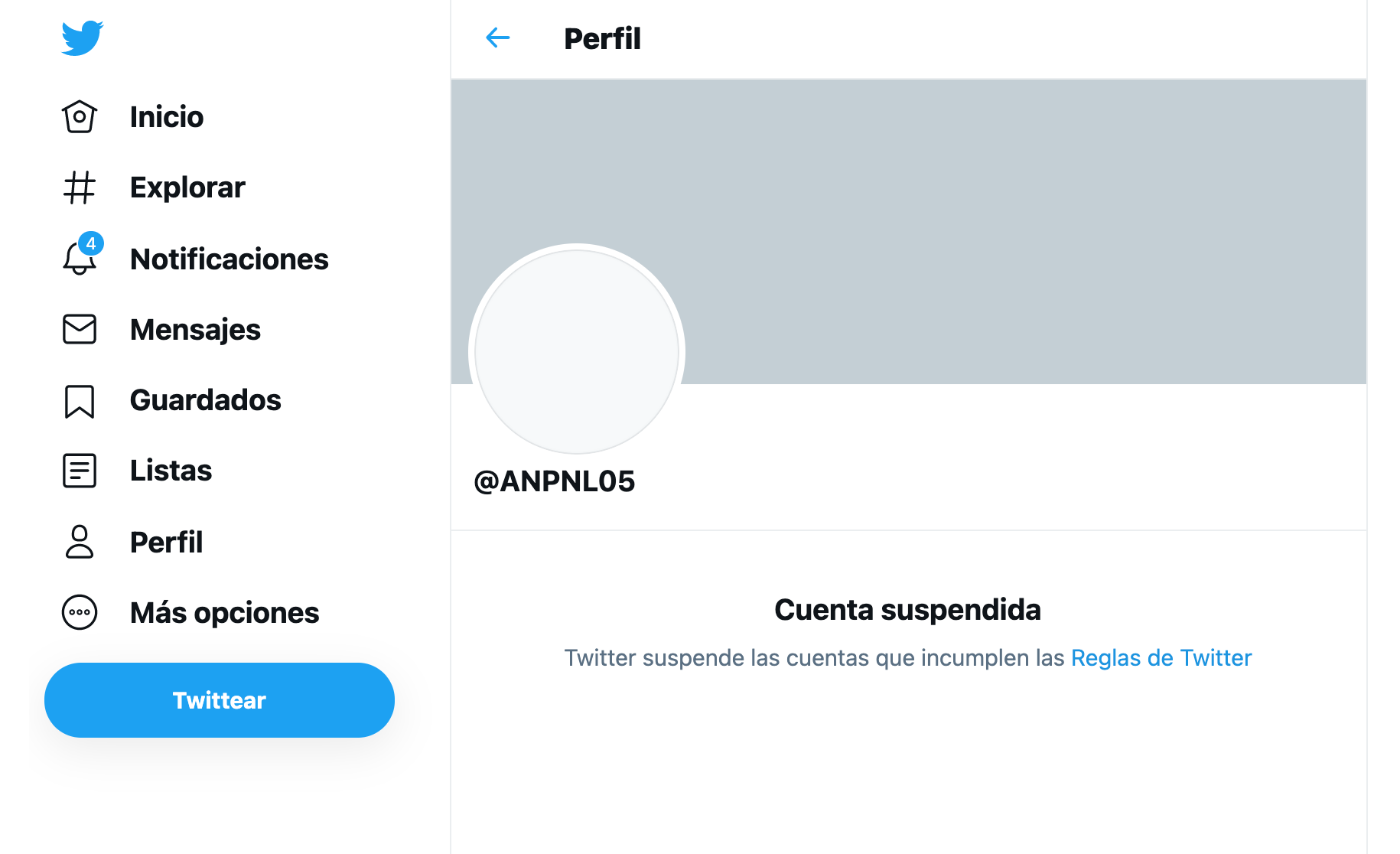 Lo que le faltaba: Twitter suspendió la cuenta de Paty Navidad