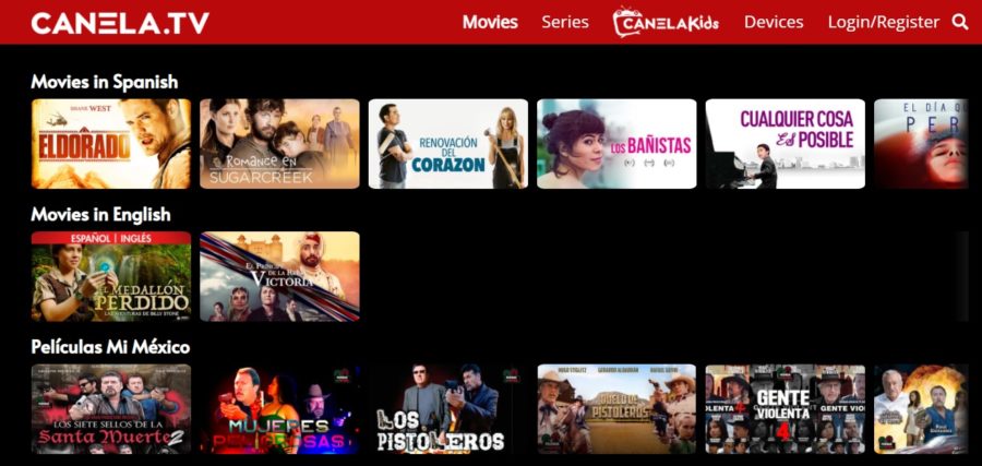 Canela TV películas series gratis 