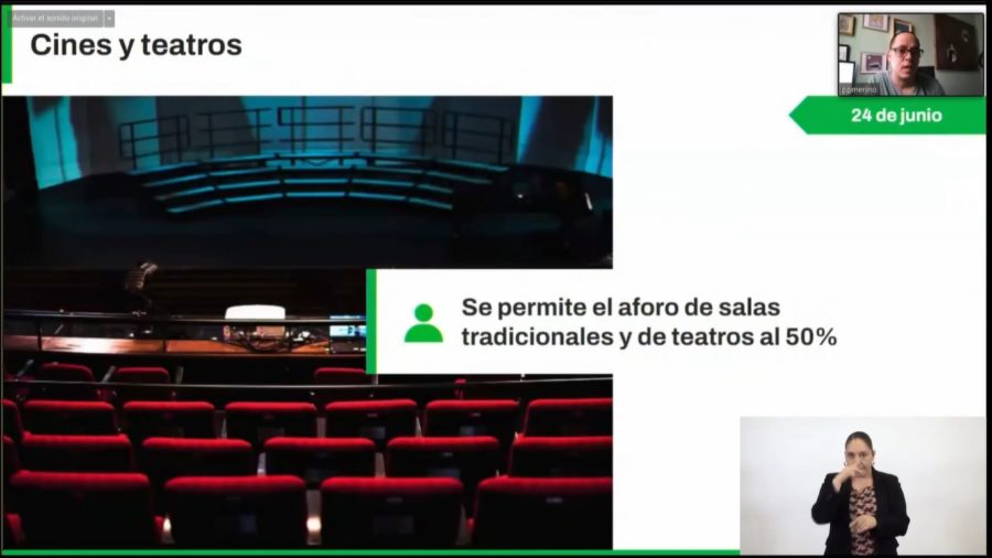 Cines CDMX semáforo verde 