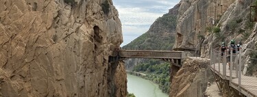 Un recorrido por el Caminito del Rey, con mascarillas y gel hidroalcohólico