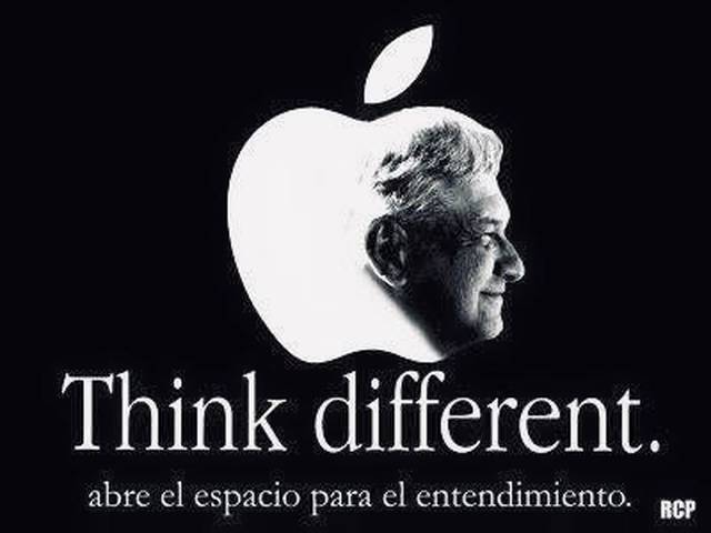 Think Different AMLO López Obrador