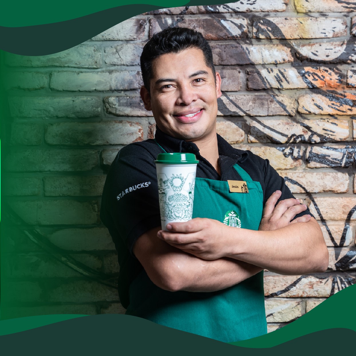 José de Jesús Barrera León, barista de Starbucks