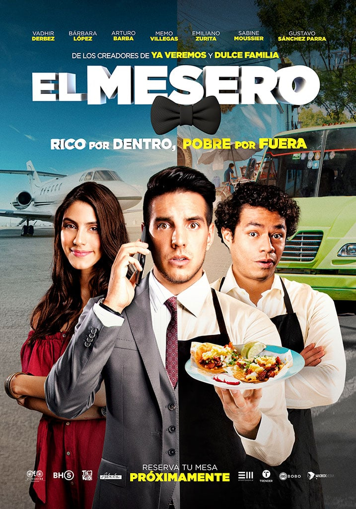 El mesero estreno Vadhir Derbez Bárbara López