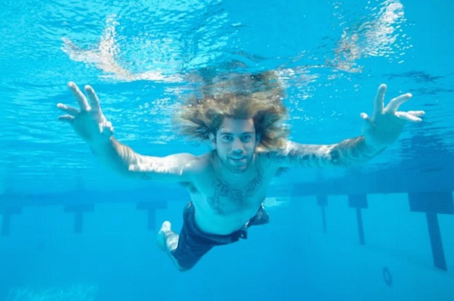 Recreación de la portada para Nevermind