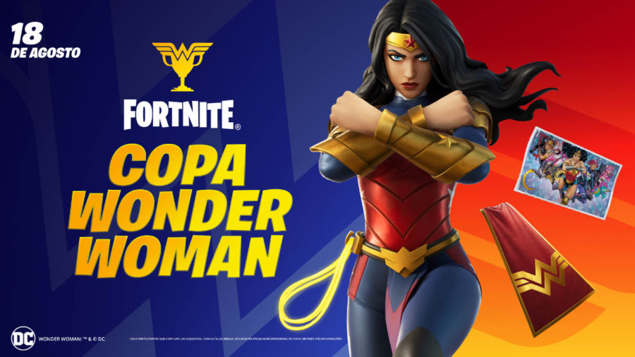 Copa Mujer Maravilla Wonder Woman Fortnite 