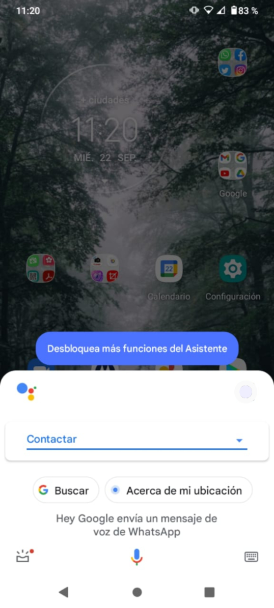 Cómo enviar notas de voz de WhatsApp con el Asistente de Google 