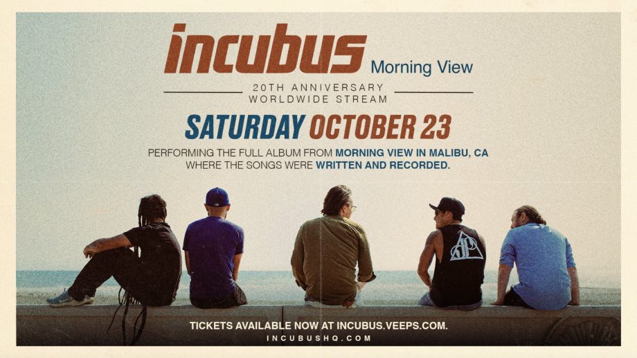 Te decimos cómo ver el concierto que dará Incubus por los 20 años del disco 'Morning View'