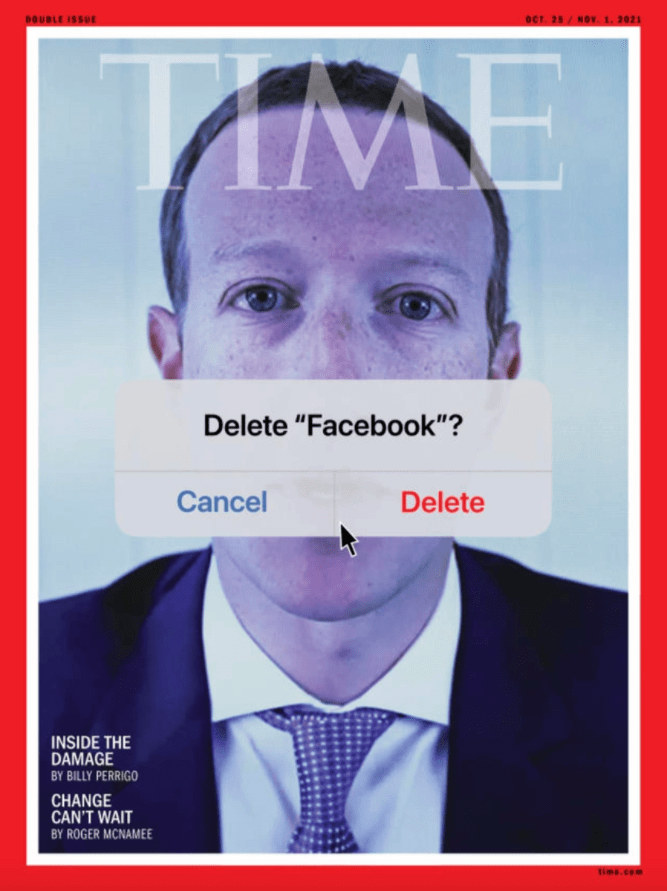 Zuckerberg y Facebook en la revista TIME