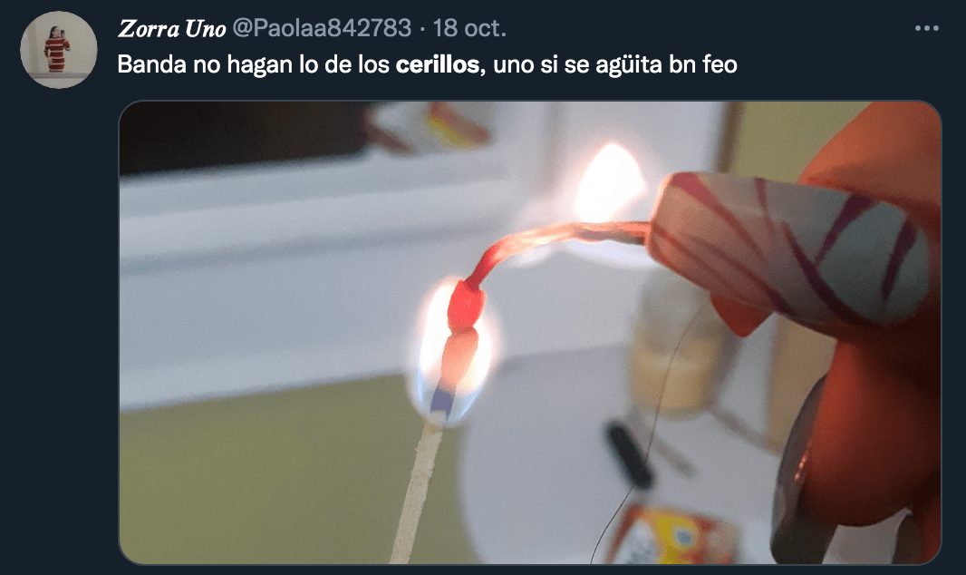 Te explicamos de qué va el trend de los cerillos quemados en TikTok 