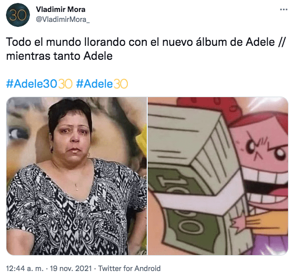 Adele por fin estrenó '30' y logró que el internet llorara a moco tendido