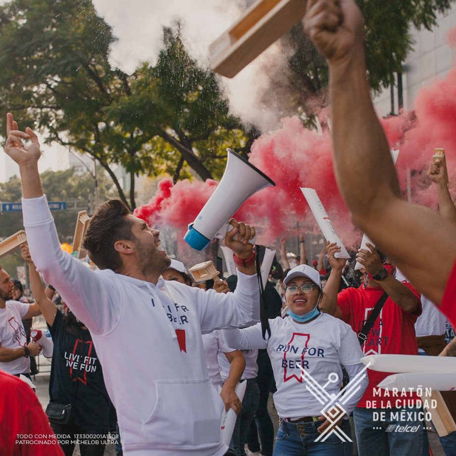 La Maratónica se hizo presente en el maratón de CDMX