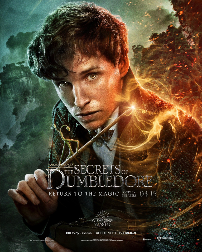 Eddie Redmayne como Newt Scamander Animales Fantásticos 3 trailer estreno