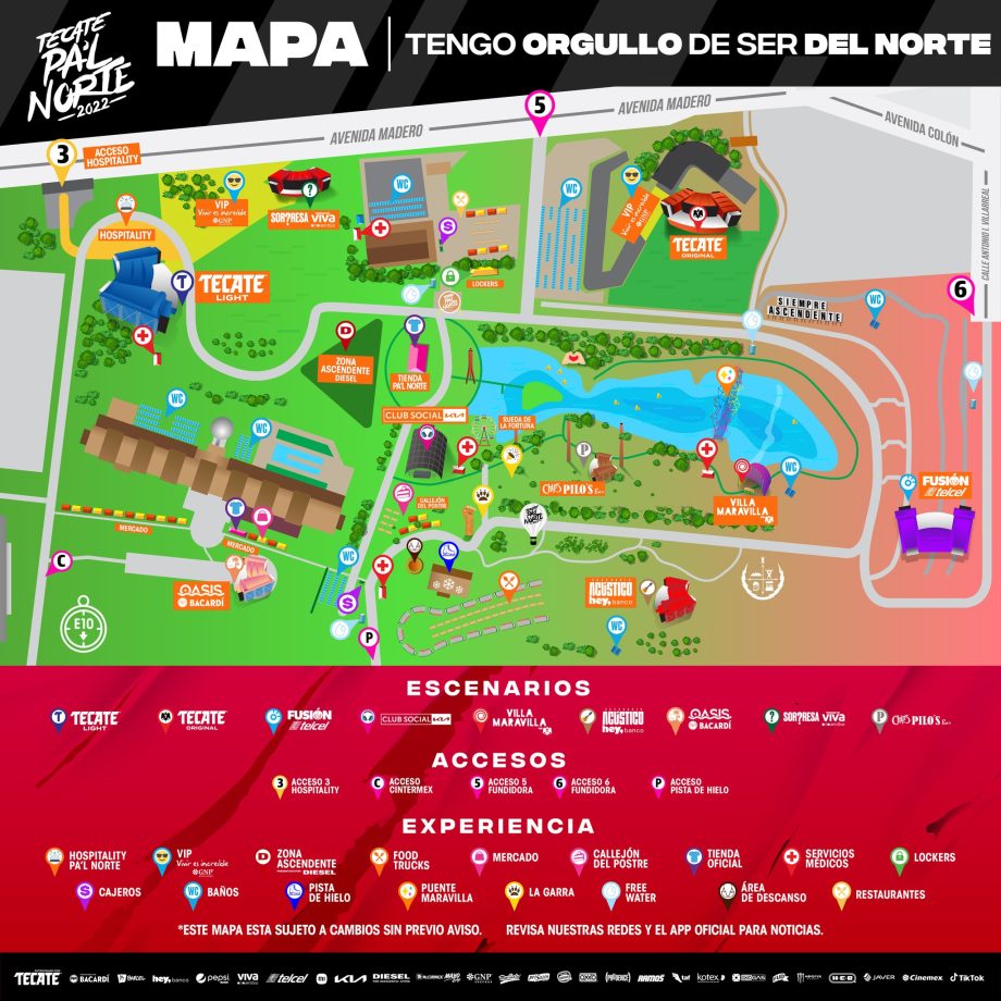 Horarios, mapa y más: ¡Ya está aquí la Sopiguía del Tecate Pa'l Norte 2022! 