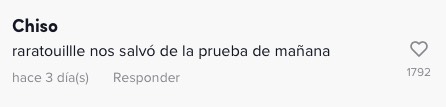 Como cuando una rata entra al salón de clases y te salva de hacer un examen