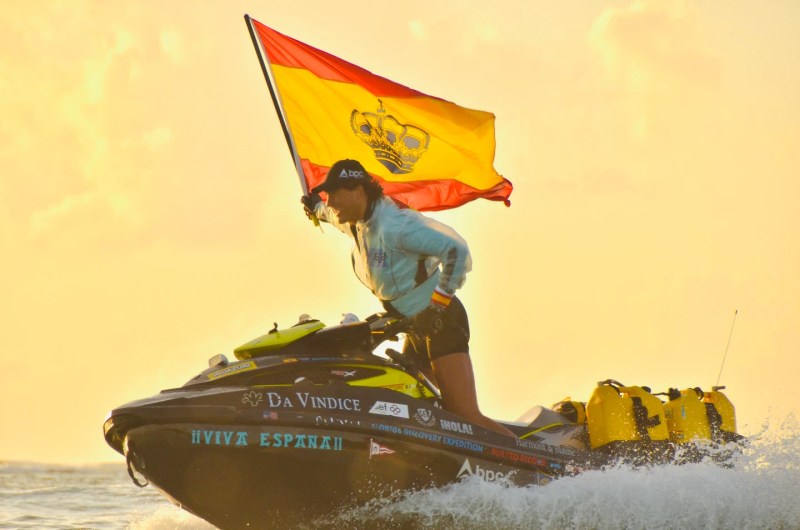 Álvaro de Marichalar Sáenz de Tejada, en el proyecto "Vuelta al Mundo". Foto: firstworldtour.