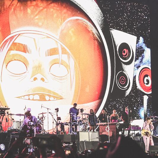 Gorillaz nos voló la cabeza con su show en Pulso GNP 2022